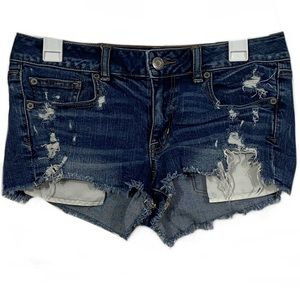 American Eagle Stretch Distressed Jean Shorts